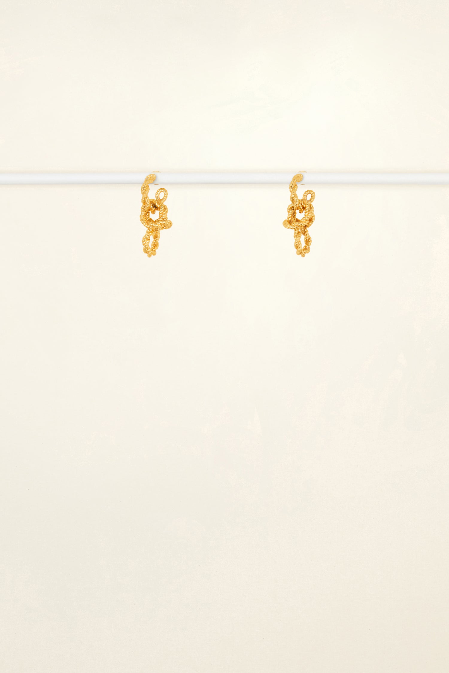 Patou JW082 boucles oreilles chaîne doré
