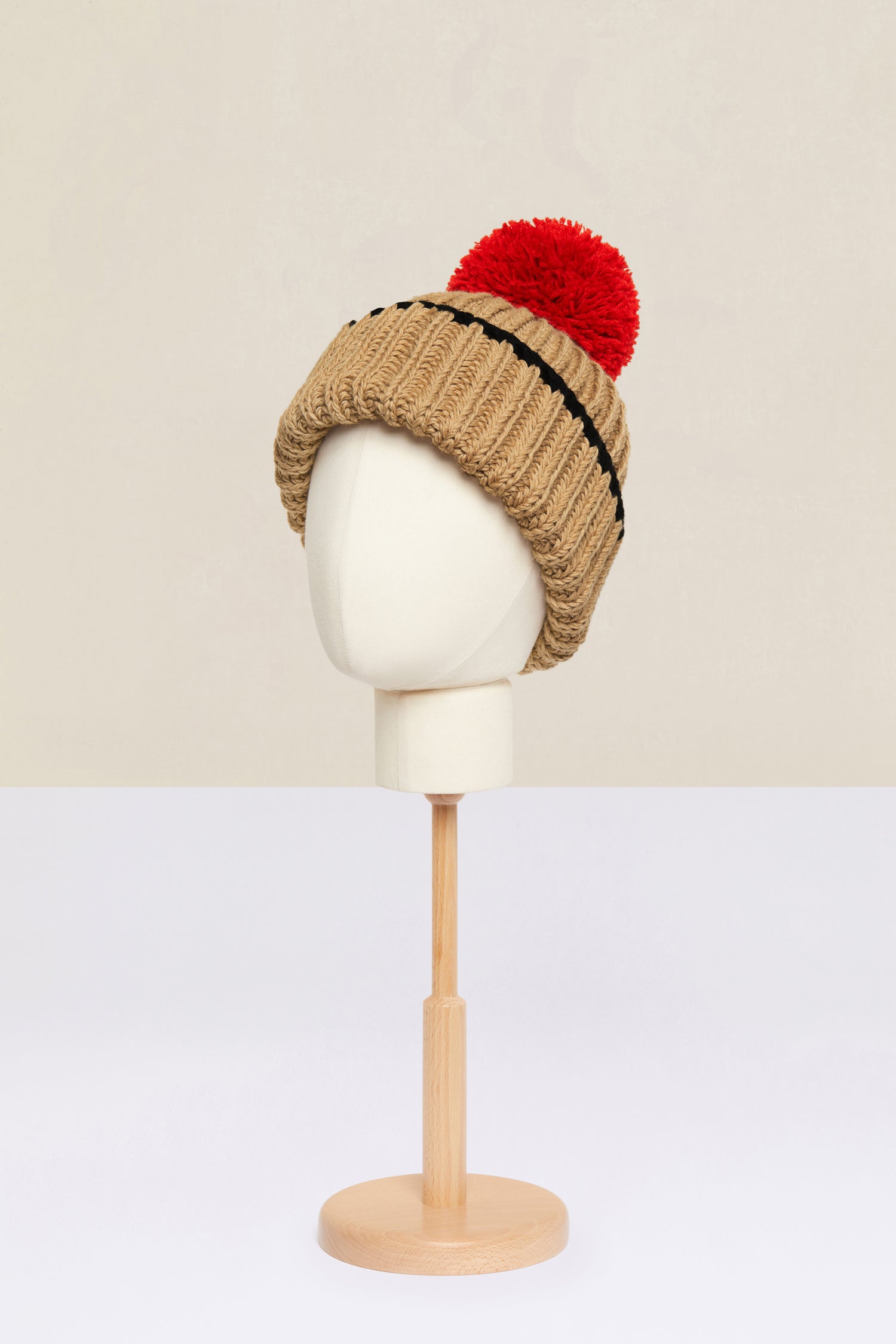 Patou Neige A21KN0858029105C bonnet laine marron