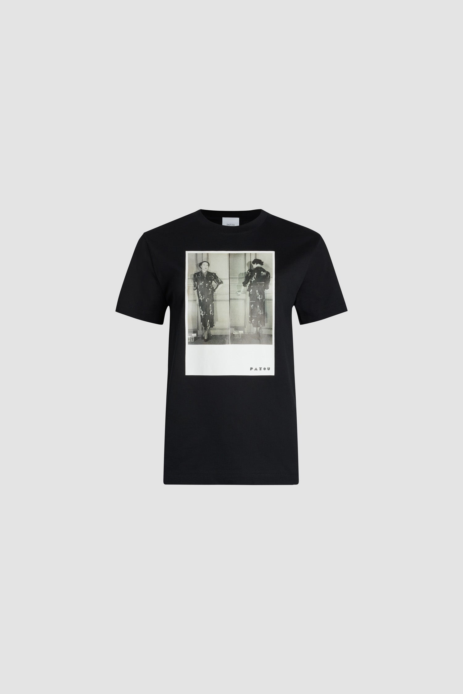 Patou Archive t-shirt coton bio Noir XXS-XXL imprimé