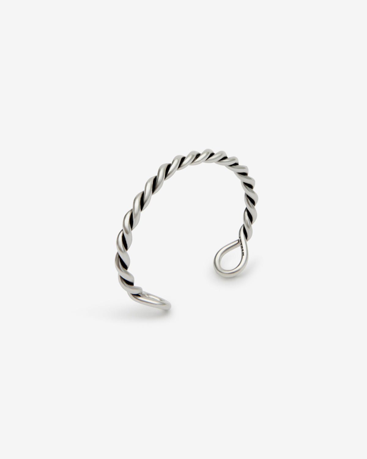 Isabel Marant Roy BR0209HA bracelet jonc argent tressé
