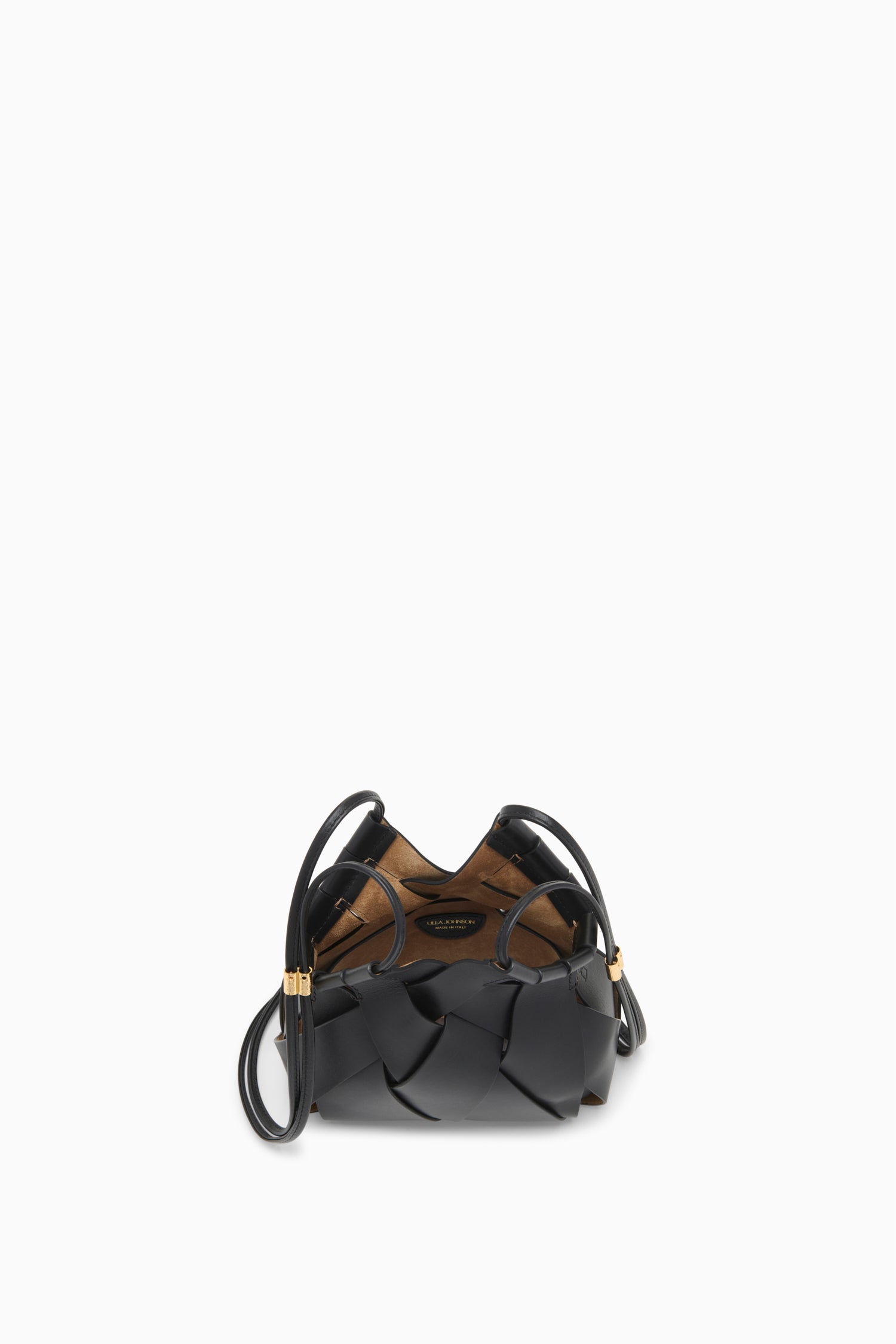 Ulla Johnson Charlotte Crossbody sac bandoulière noir cuir
