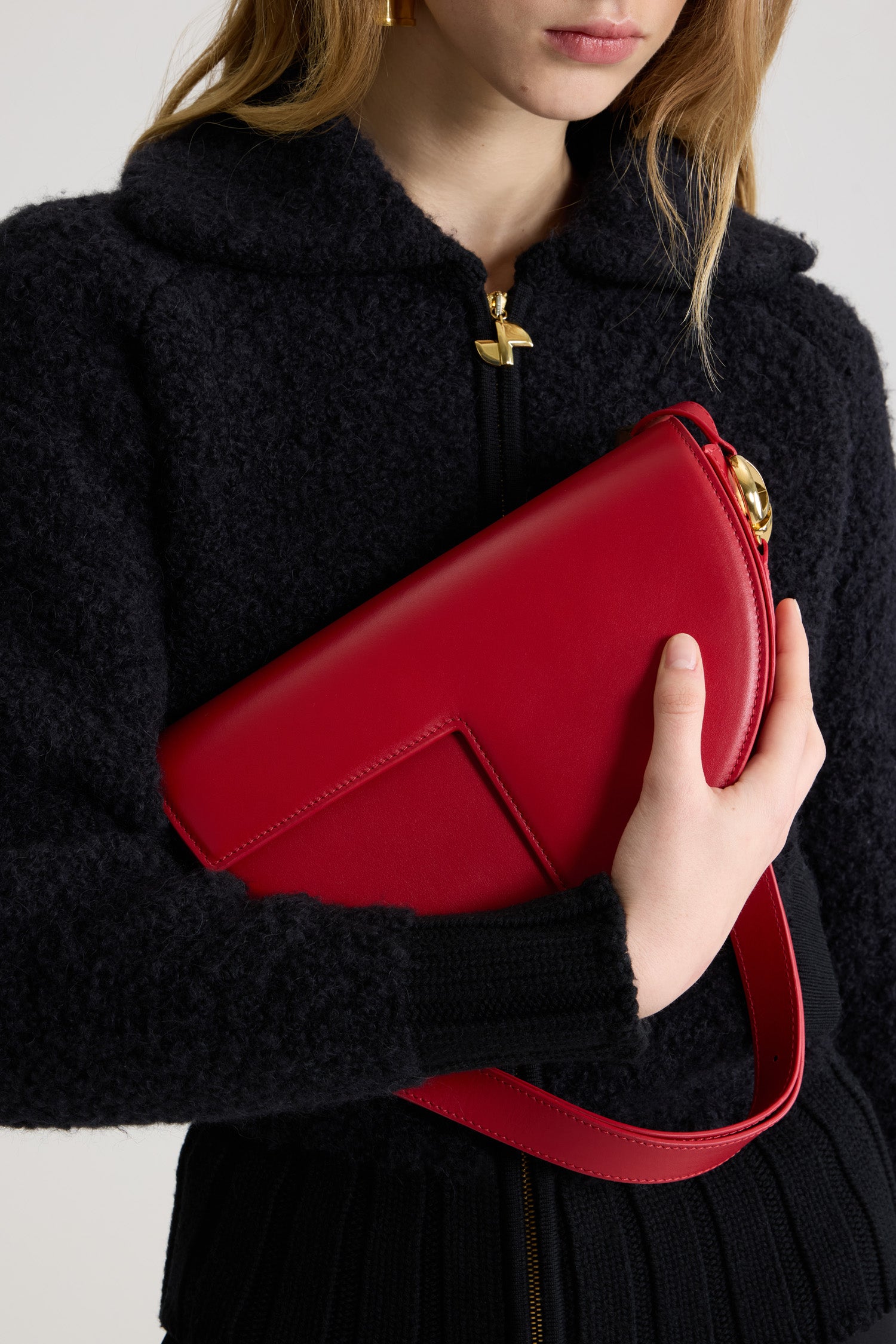 Patou Le Patou BA0225000314R sac cuir rouge Elixir