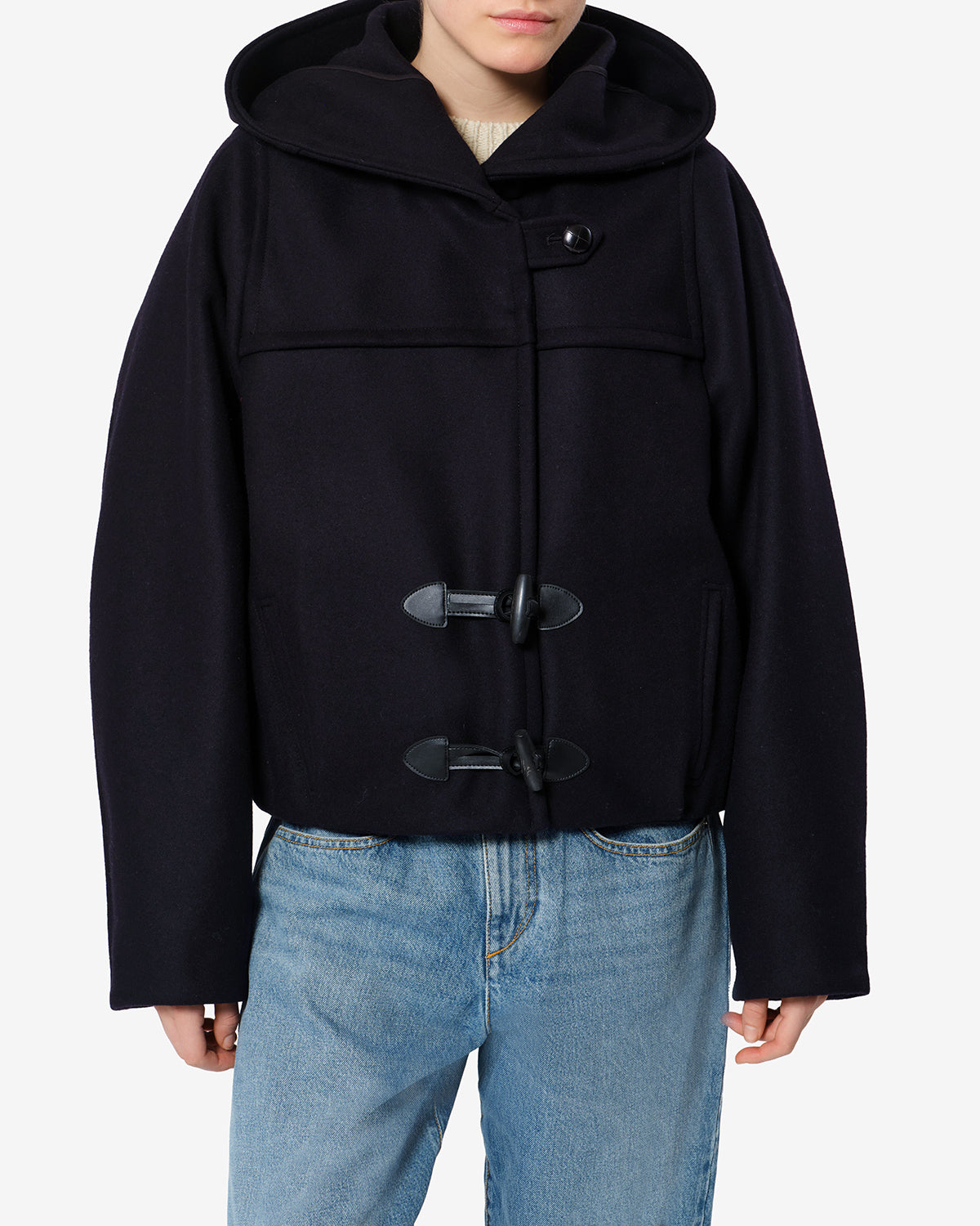 Isabel Marant Trixie MA0561FA manteau bleu marine laine