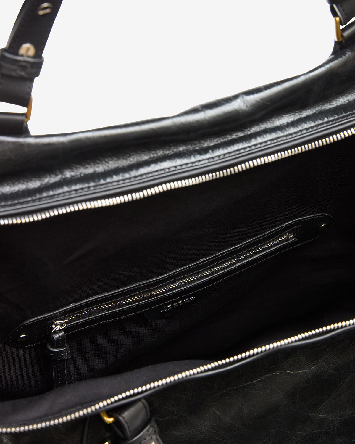 Isabel Marant Tilpa sac weekender cuir noir 58 cm