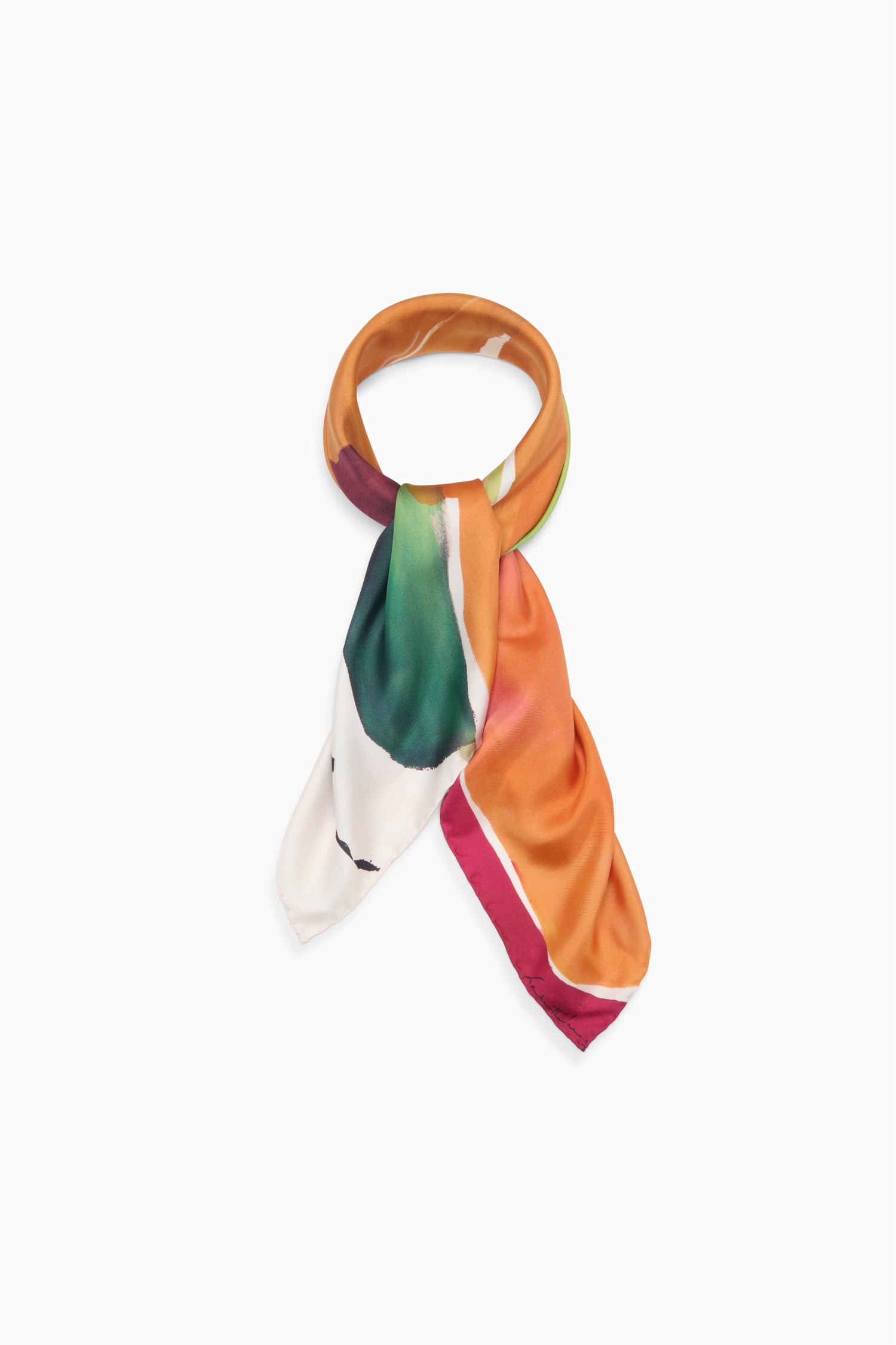 Ulla Johnson Chiara SP261306 foulard soie Nature Abhors