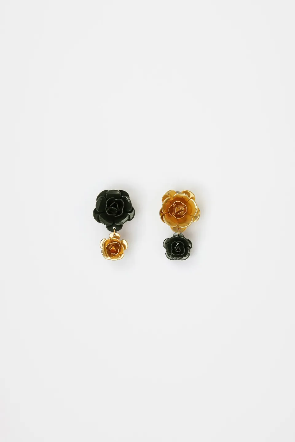 Patou JW088 boucles d'oreilles clips vert Winter Moss