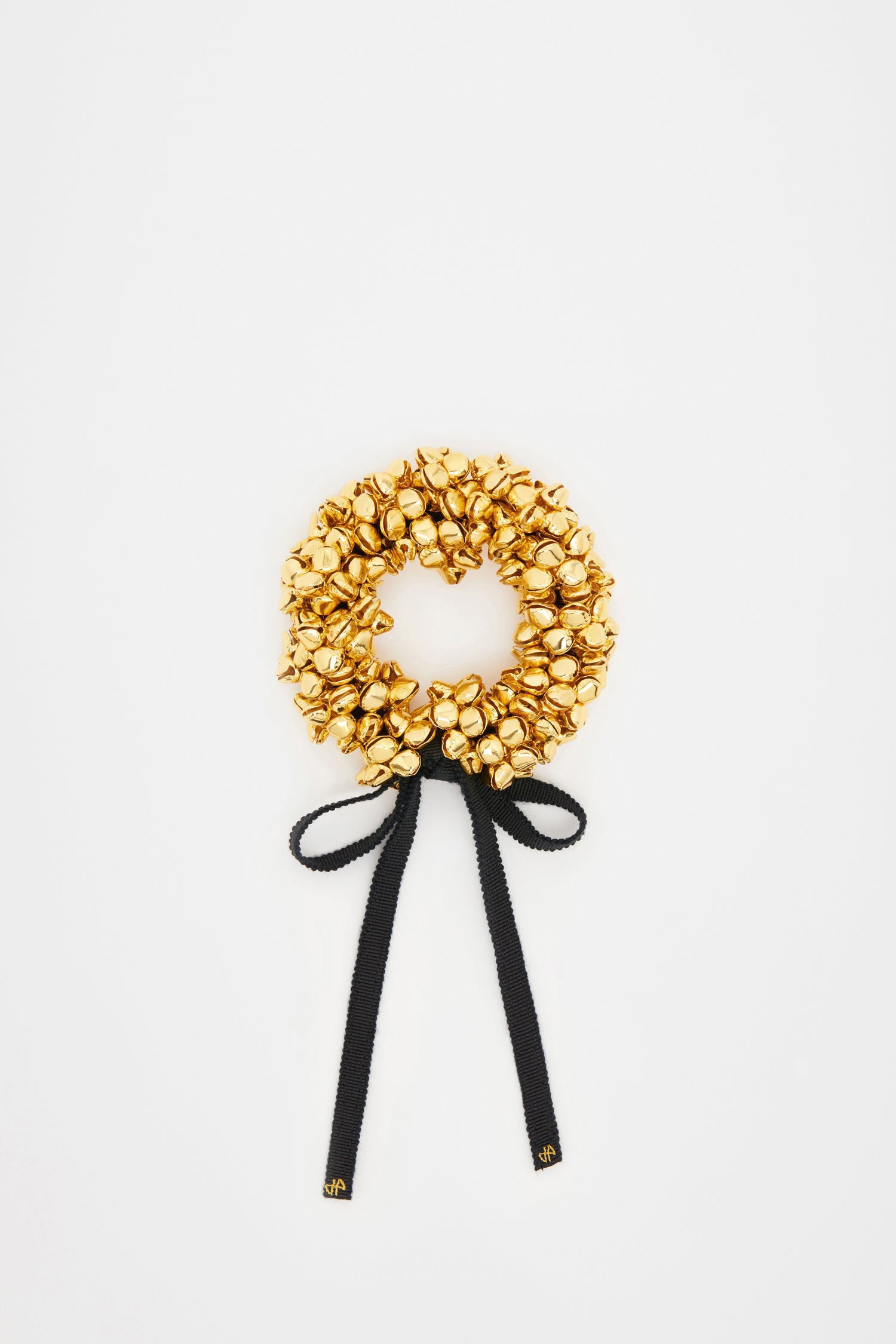 Patou bracelet Bell doré métal clochettes plaqué or
