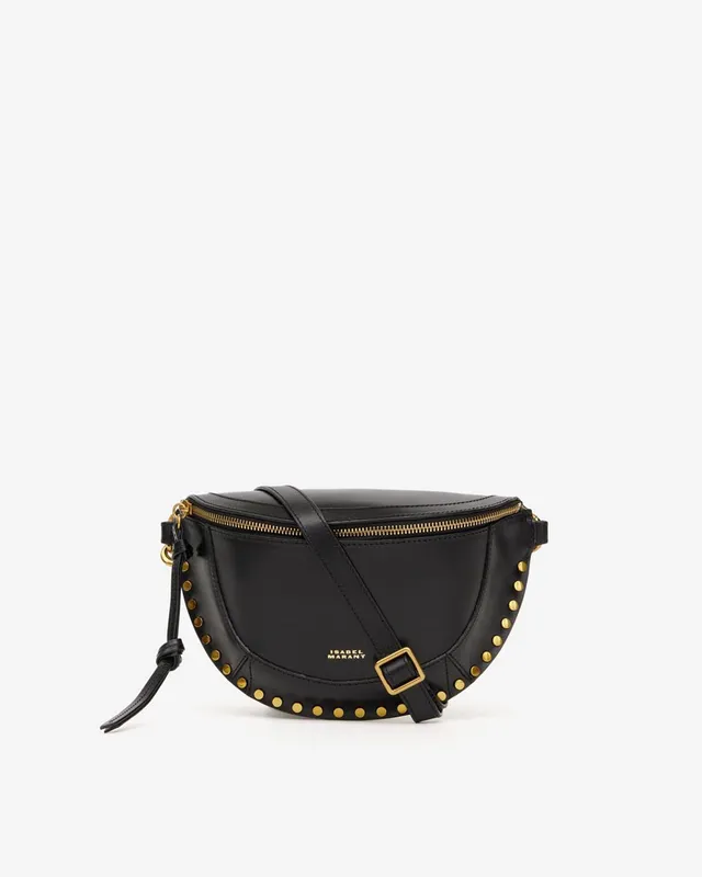 Isabel Marant Skano sac banane cuir noir