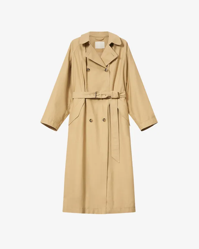 Isabel Marant Manteaux Cacilda MA0257FC trench beige