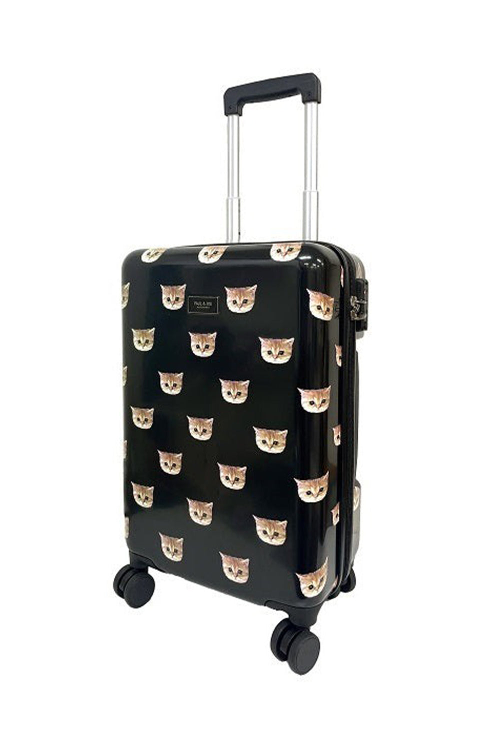 Paul & Joe Nounette valise noire 55 cm motif chat