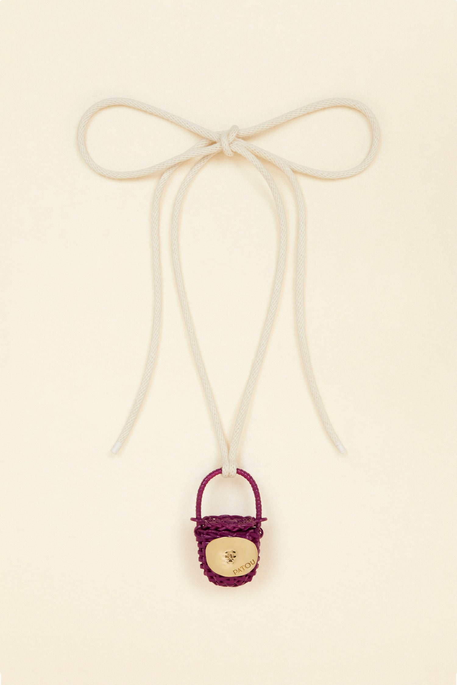 Patou Bags AC023 collier sac seau osier anémone