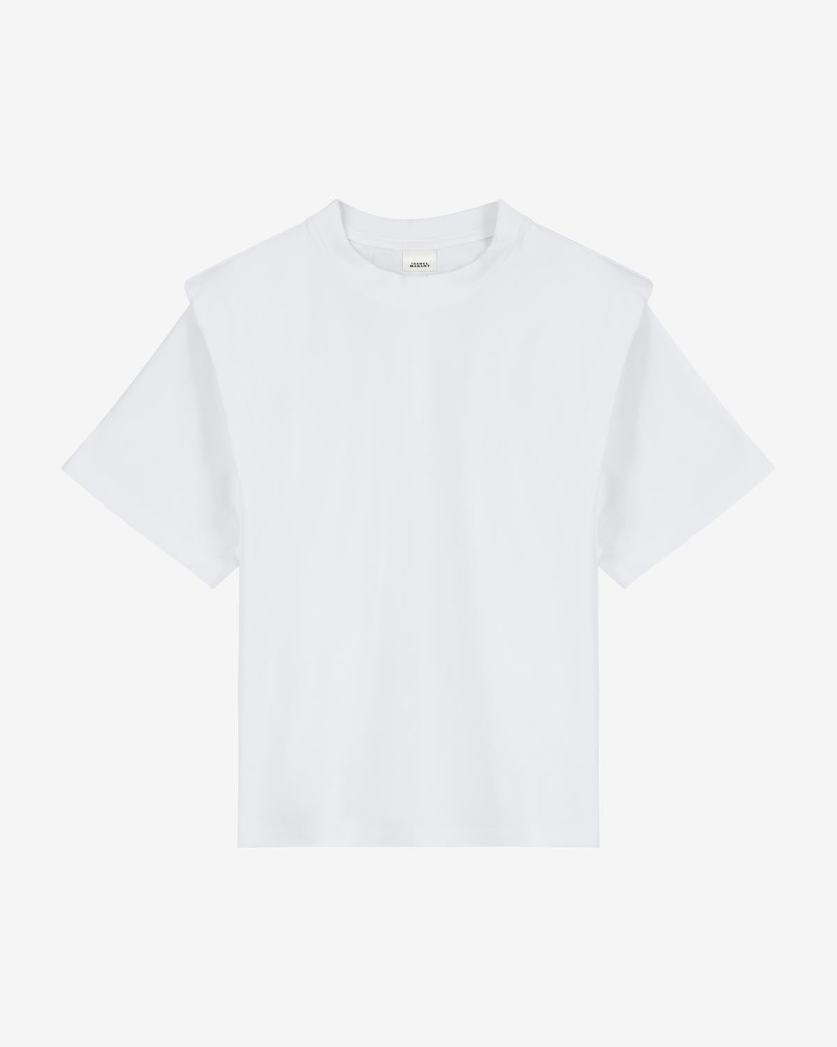 Isabel Marant Zelitos TS0041FA t-shirt blanc coton