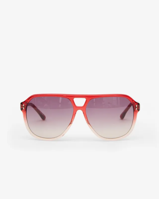 Isabel Marant Aneya IM0216S lunettes soleil dégradé rose