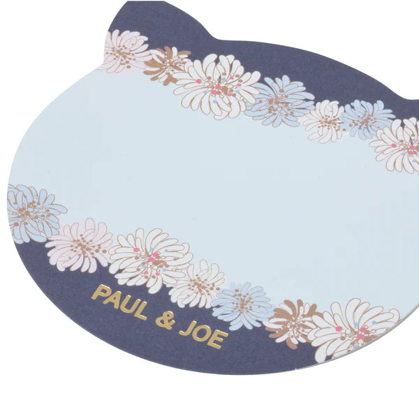 Paul & Joe chrysanthème carte voeux chat marine