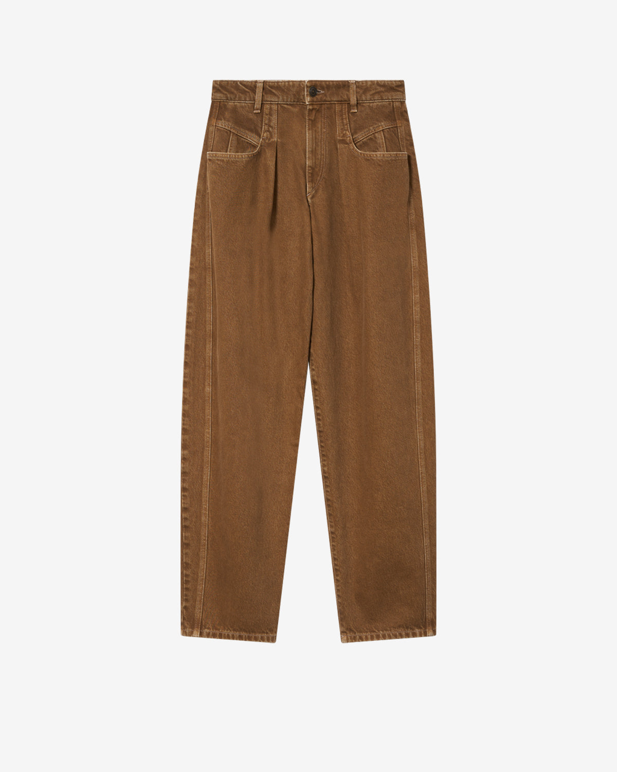 Isabel Marant Lisha jean barrel bronze taille haute