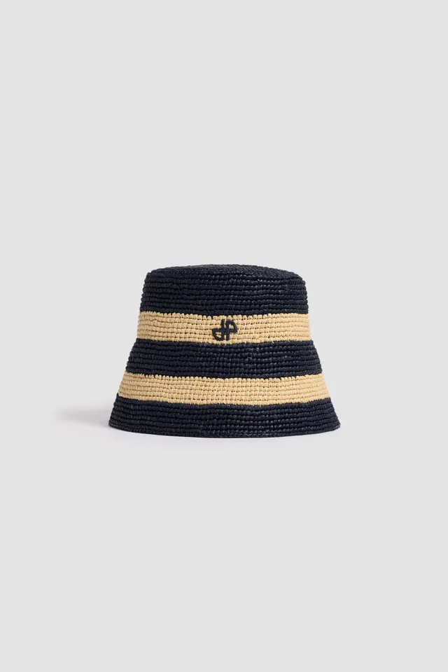 Patou P26AC13502155970 bob raphia Offshore Stripes