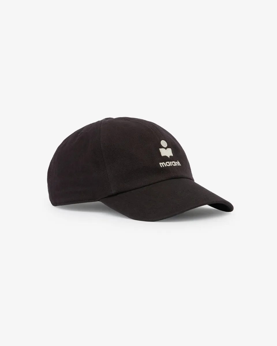 Isabel Marant Tomas casquette noir delave coton