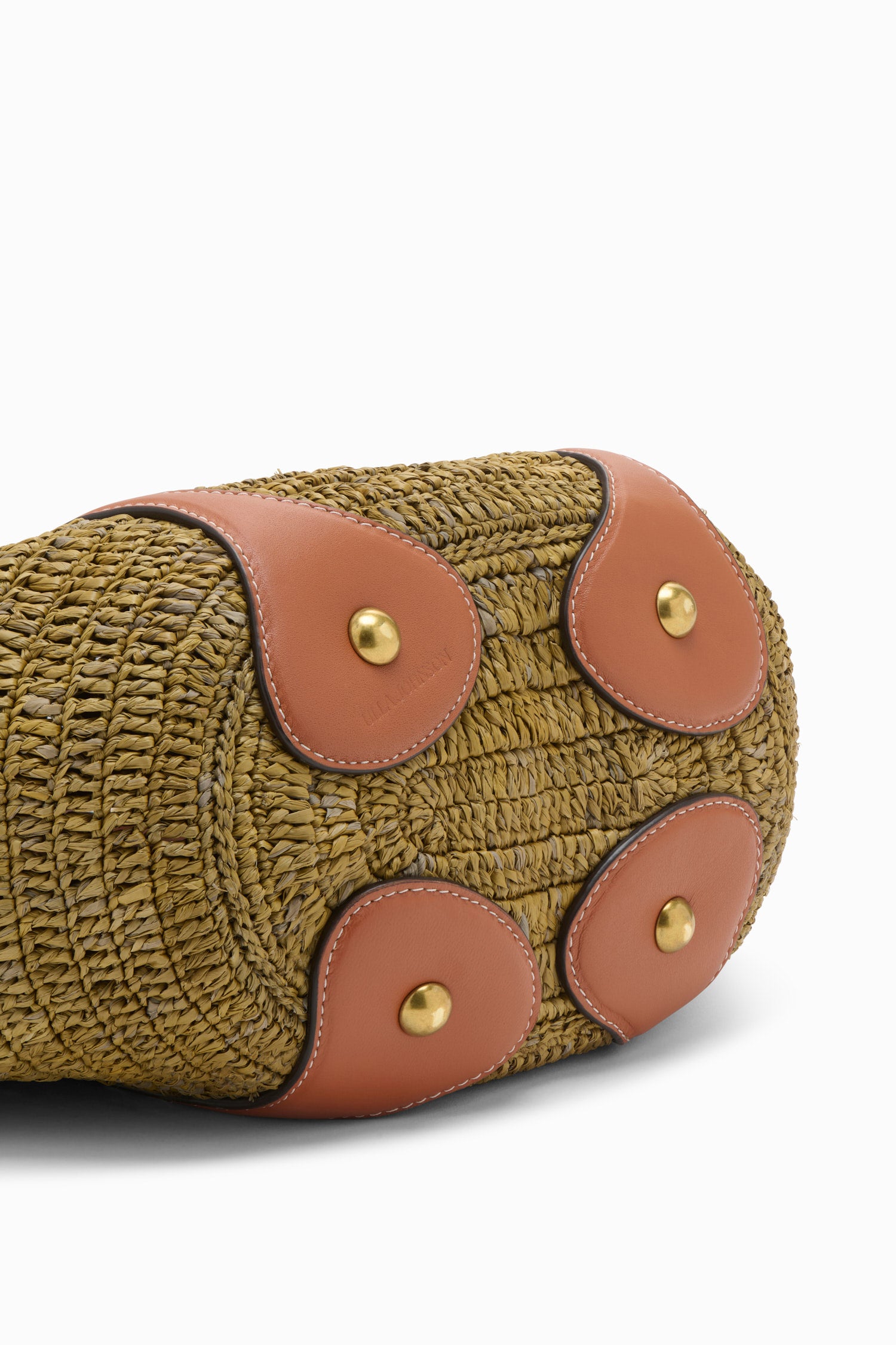 Ulla Johnson Marina PF261197 sac cabas raphia Olive