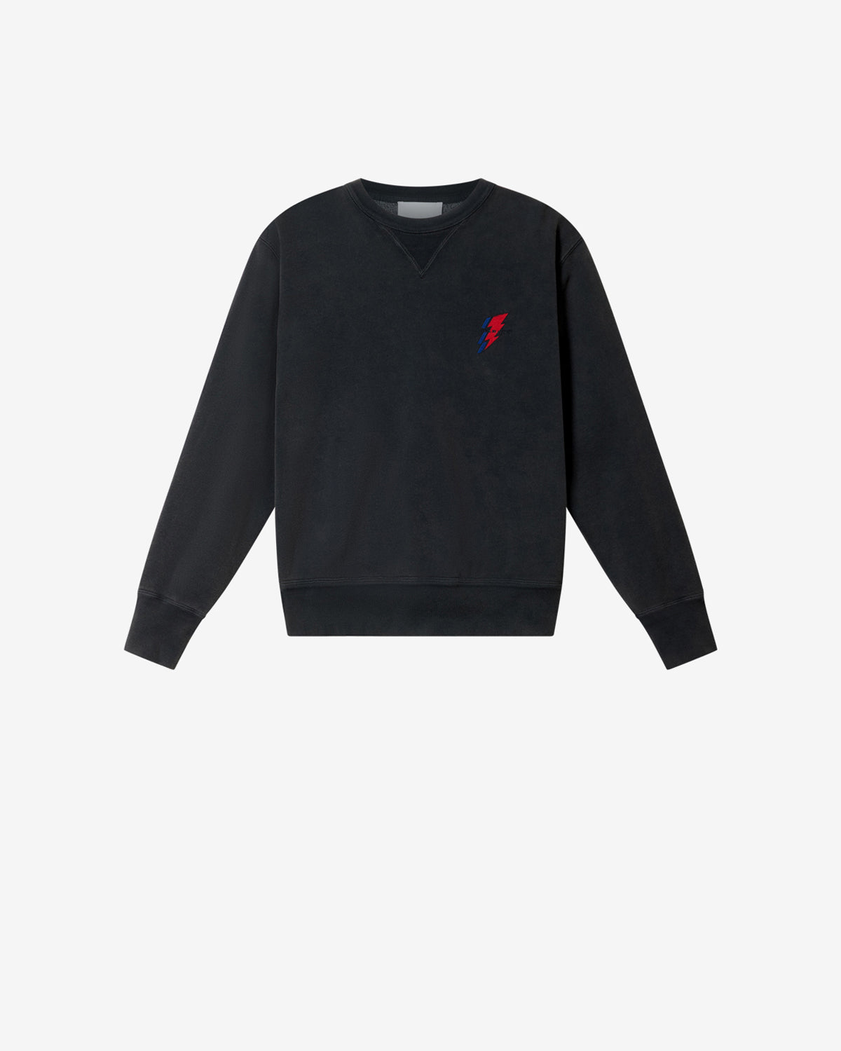 Isabel Marant Mike sweatshirt coton noir délavé