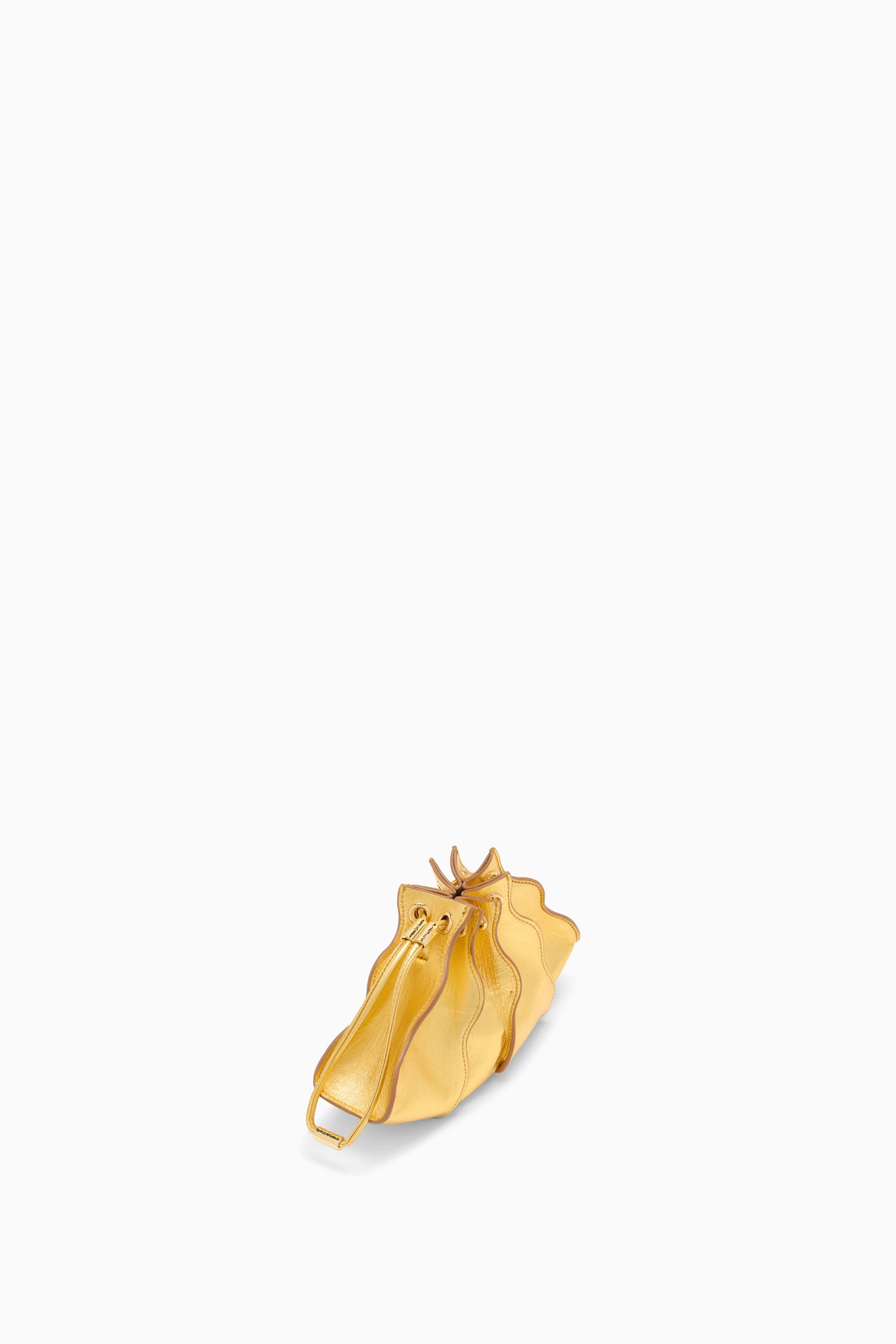 Ulla Johnson Adria Small Crossbody sac doré cuir agneau