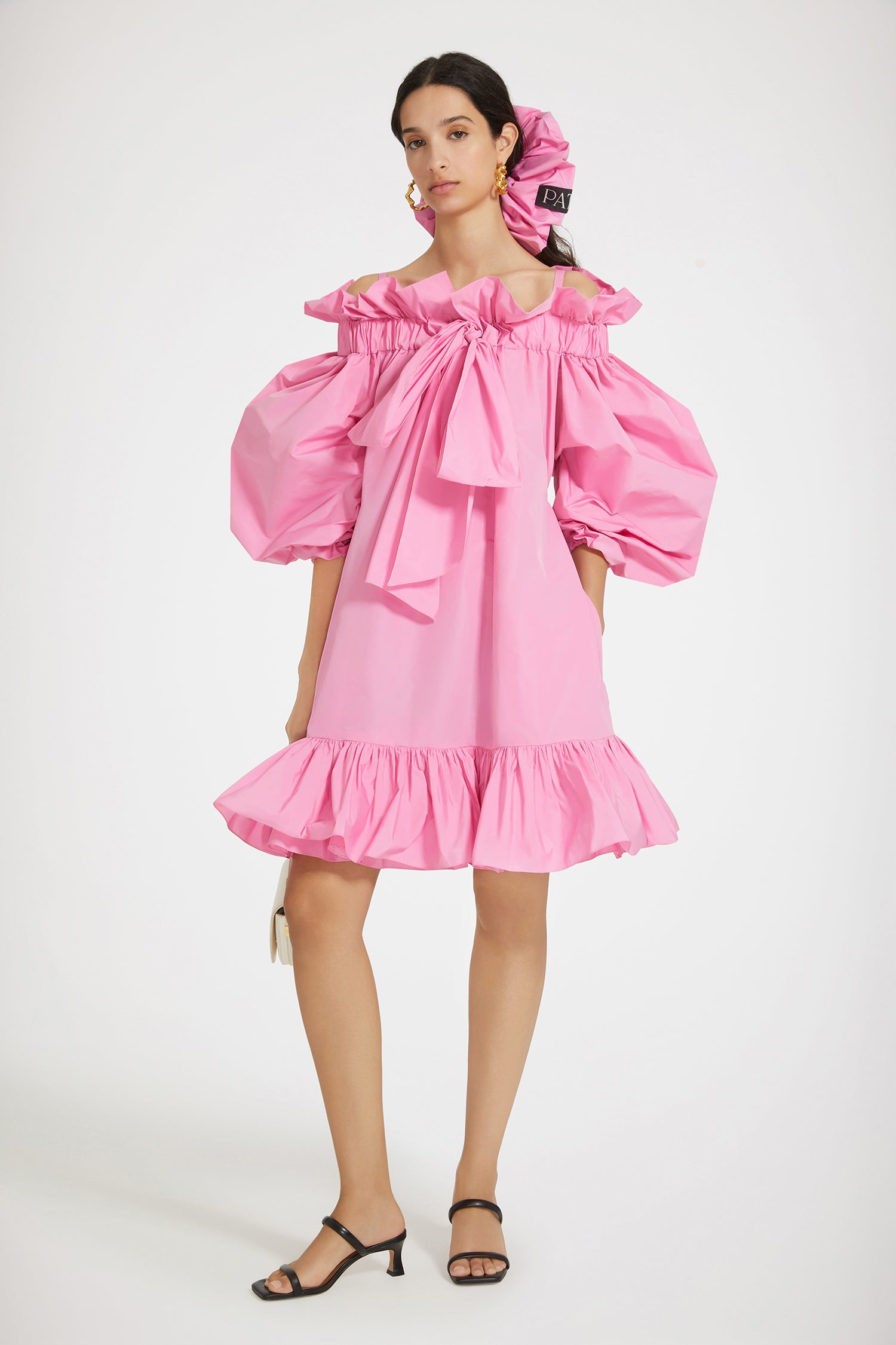Patou DR143 robe faille recyclée rose 34