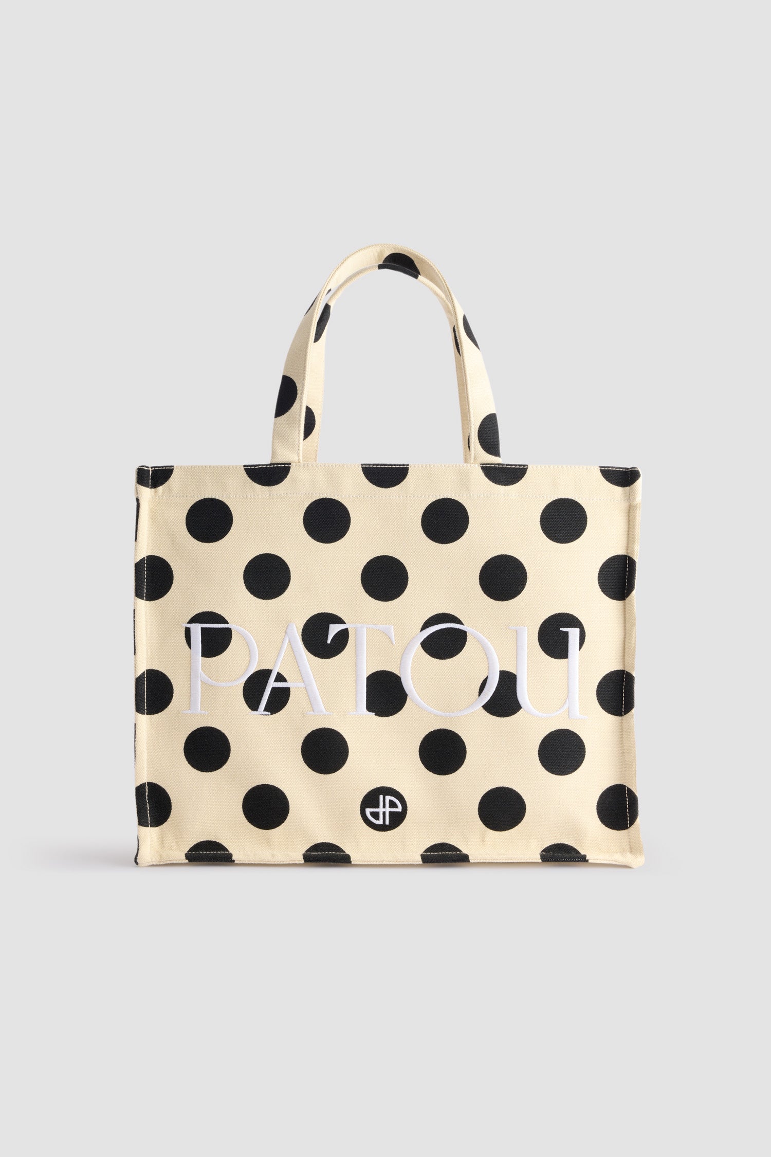 Patou Bags tote Large JP toile pois Angora Dots TU