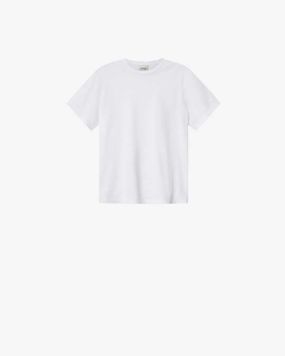 Isabel Marant Zewel T-shirt Blanc Coton Logo Dos