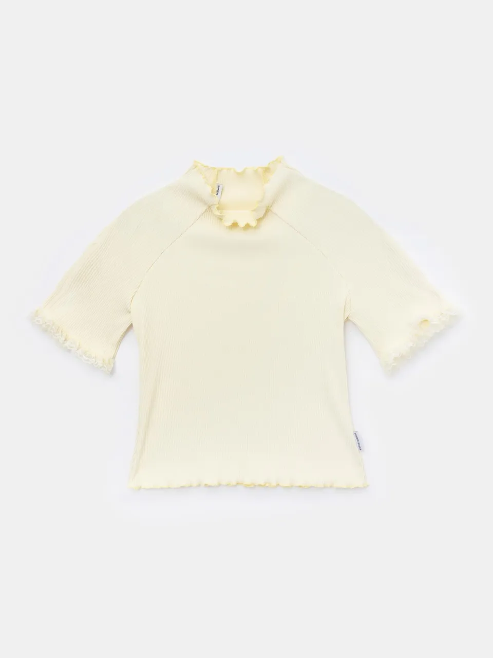 Ester Manas Mimosa Lace Easy Top haut jaune dentelle