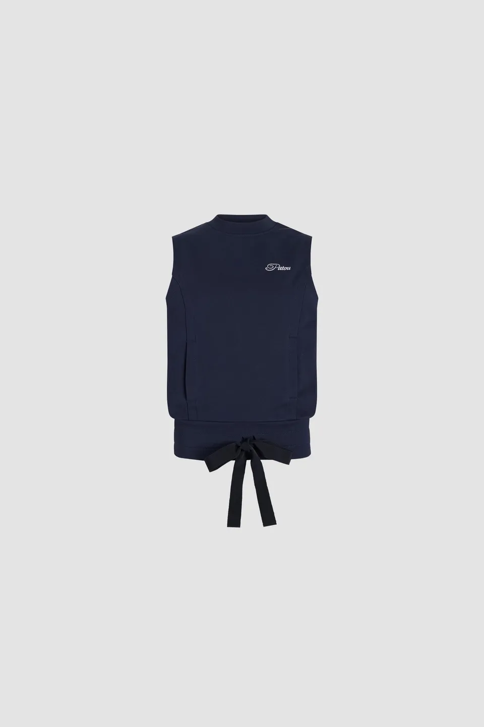 Patou T-Shirts sweat P25JE1599985699N coton Navy Black
