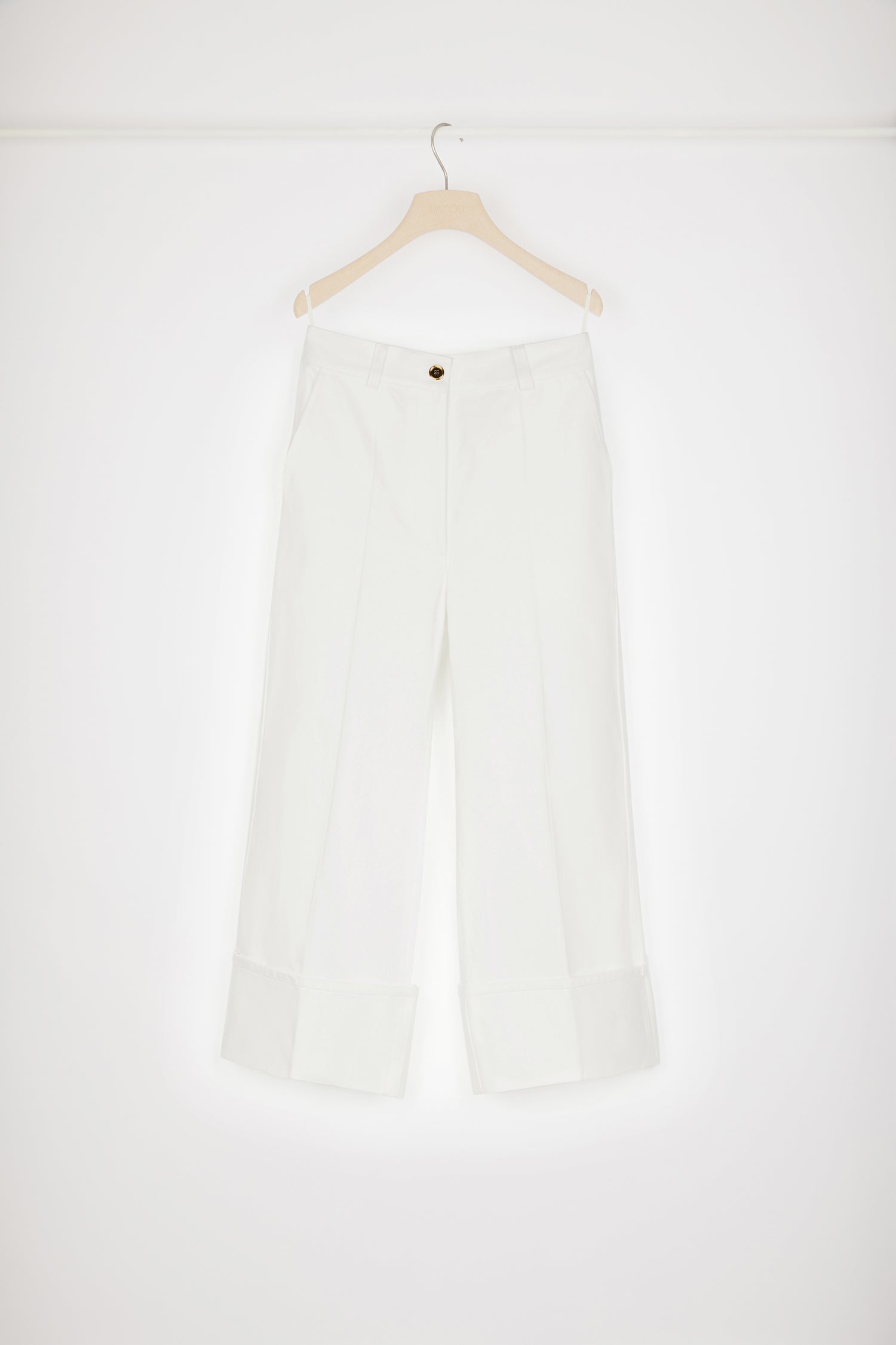Patou Denim Iconic pantalon jean blanc coton bio