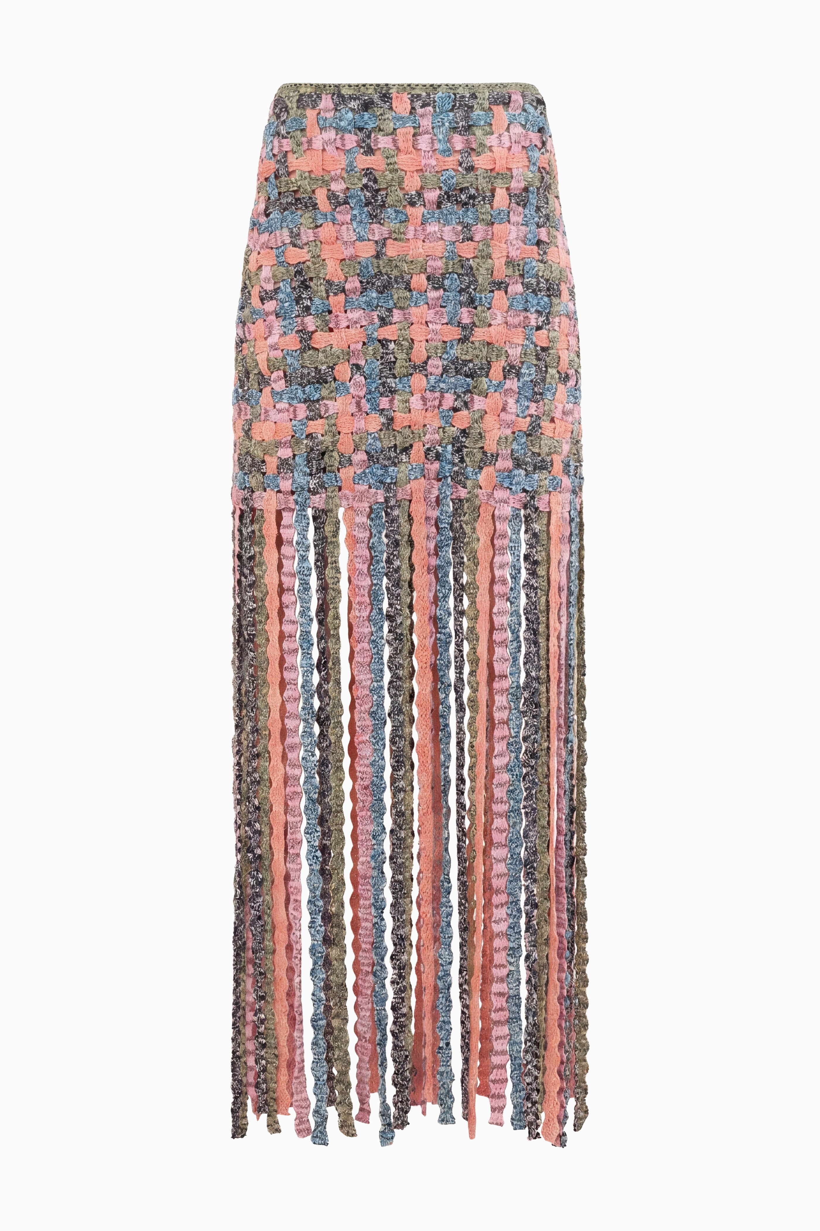 Ulla Johnson Gais jupe mini franges sunweave