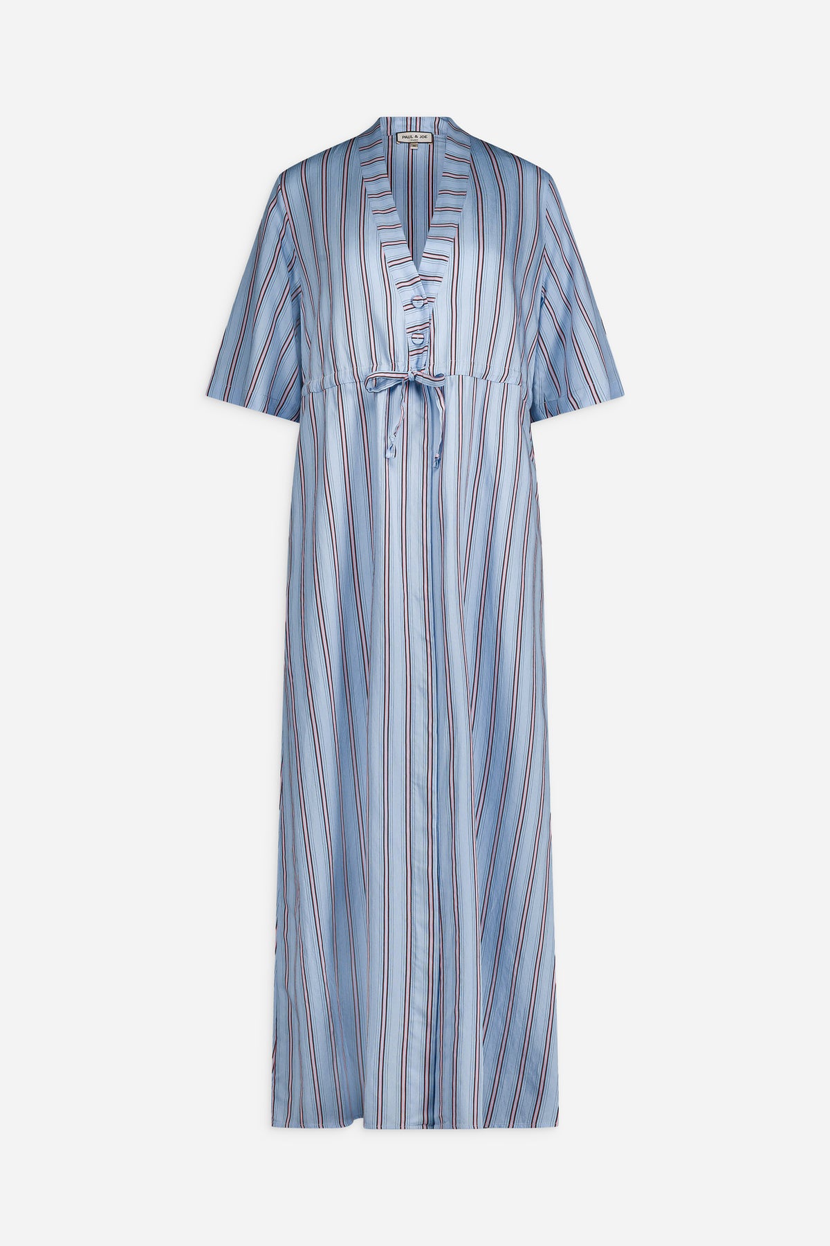Paul & Joe Renee robe-chemise viscose rayée longue