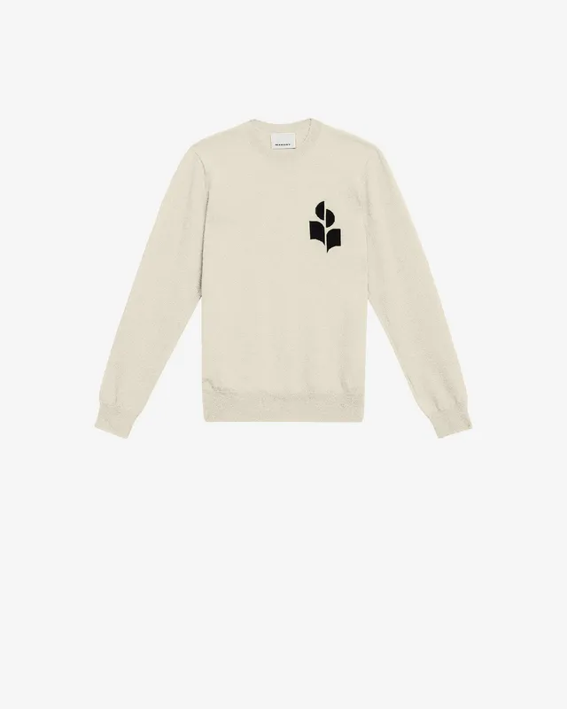 Isabel Marant Mailles Pull Evans pull gris clair laine
