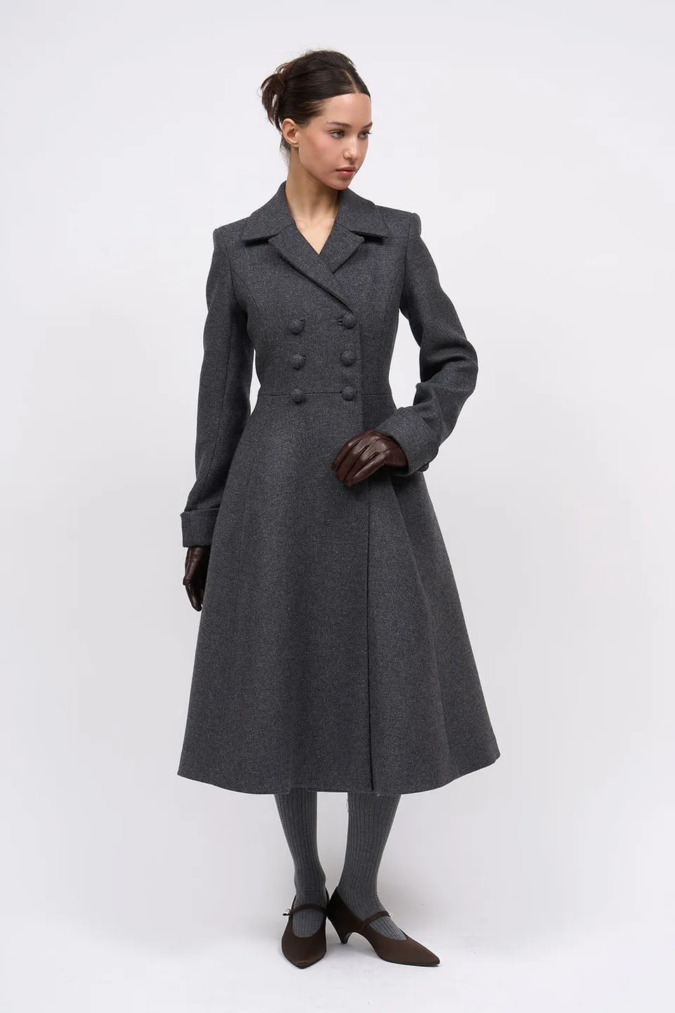 Paul & Joe Prince manteau laine vierge cintré doublé
