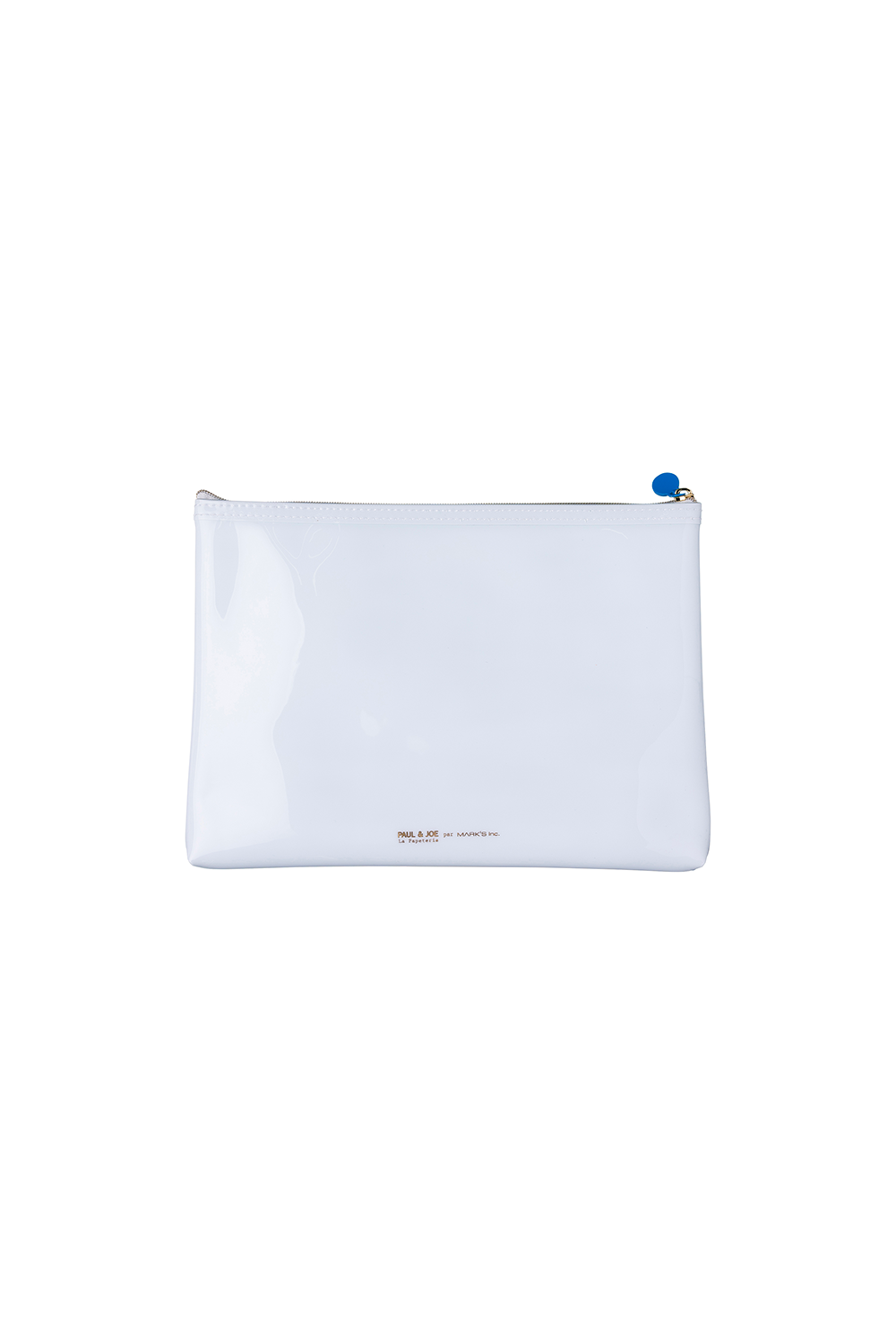 Paul & Joe Gipsy pochette plate transparente blanche