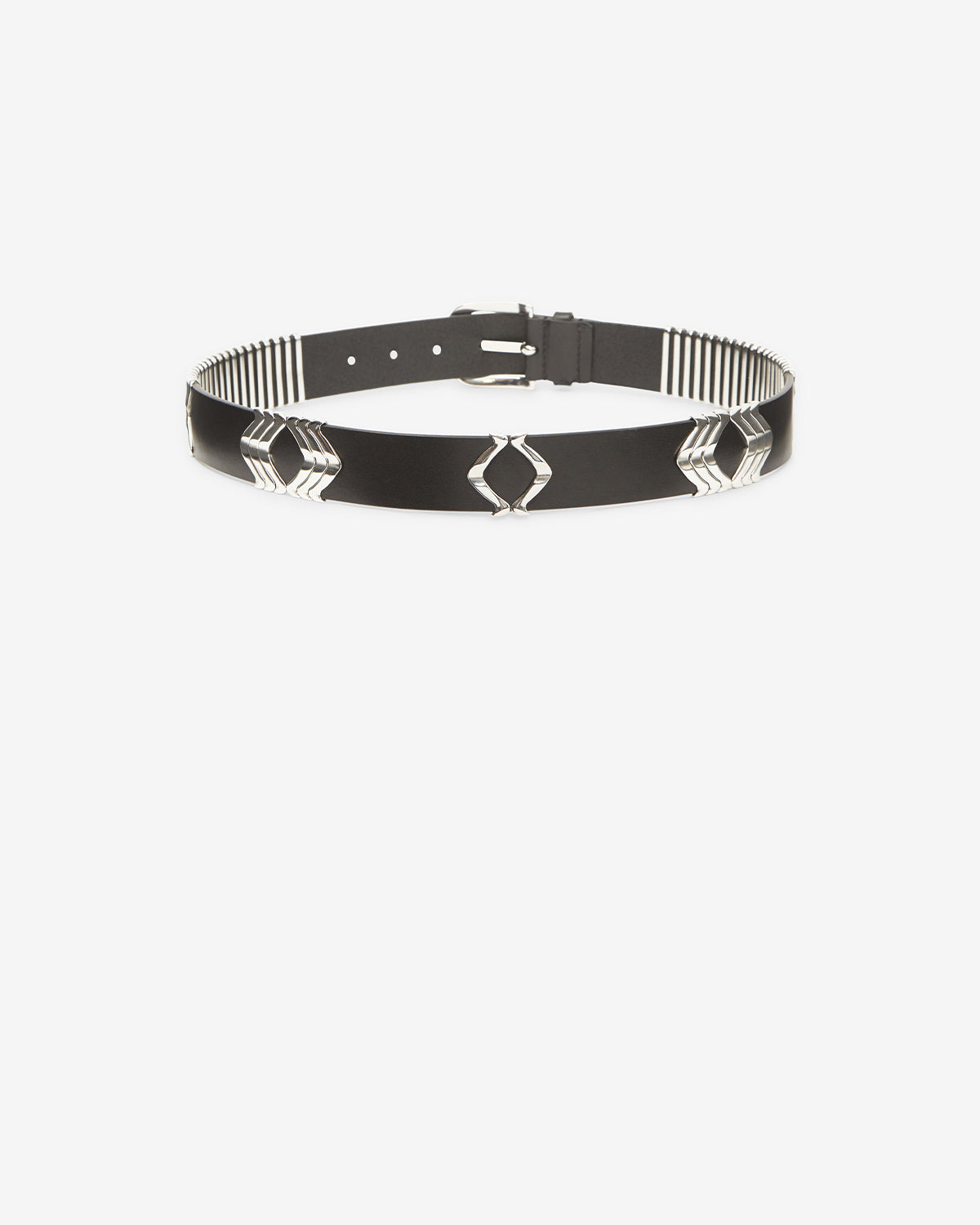 Isabel Marant Tehora CE001BFA ceinture cuir noir 3,5 cm