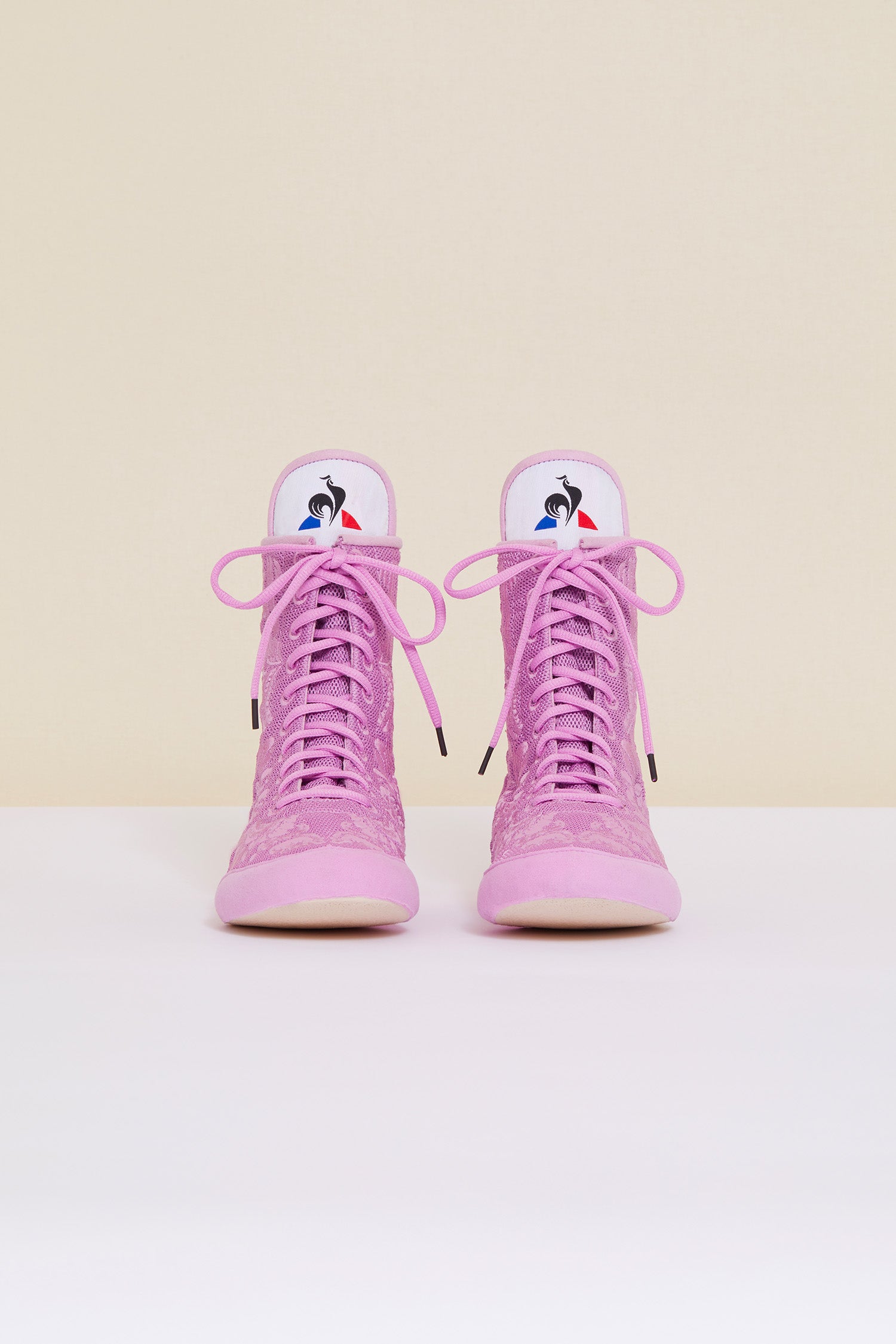 Patou FO1922461 sneakers montantes lilas brodées 36-41