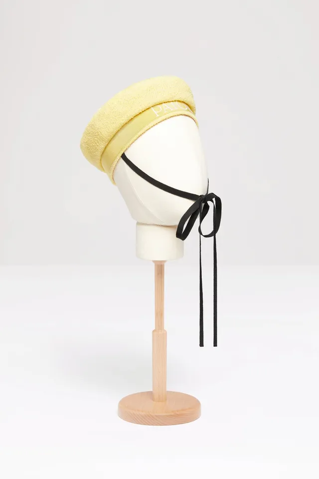 Patou P23AC0020134213M chapeau marin tweed mimosa coton