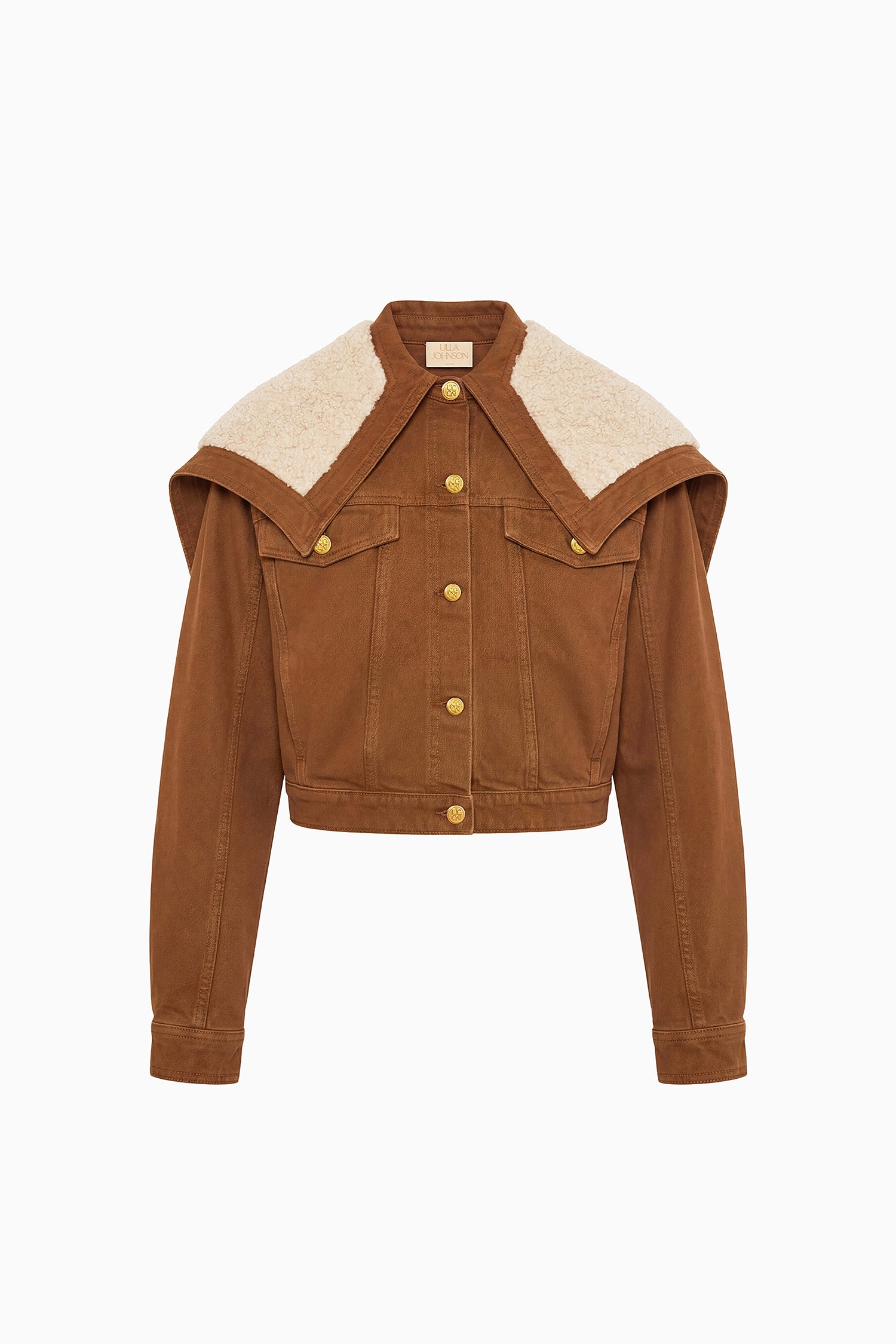 Ulla Johnson Sybil veste jean umber coton capuche