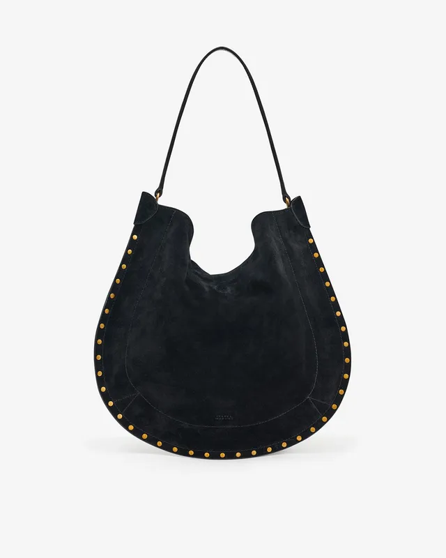 Isabel Marant Oskan Hobo Soft sac cuir noir