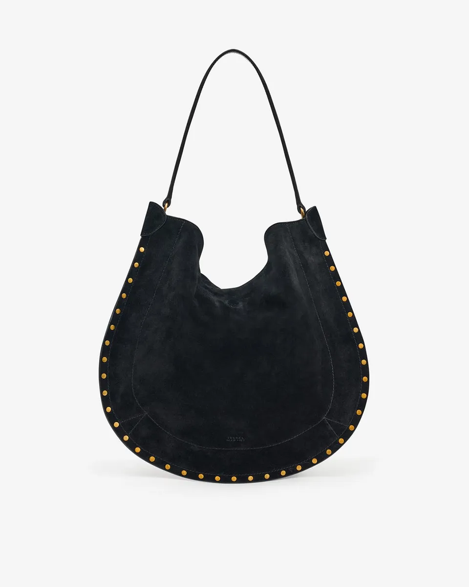 Isabel Marant Oskan Hobo Soft sac cuir noir