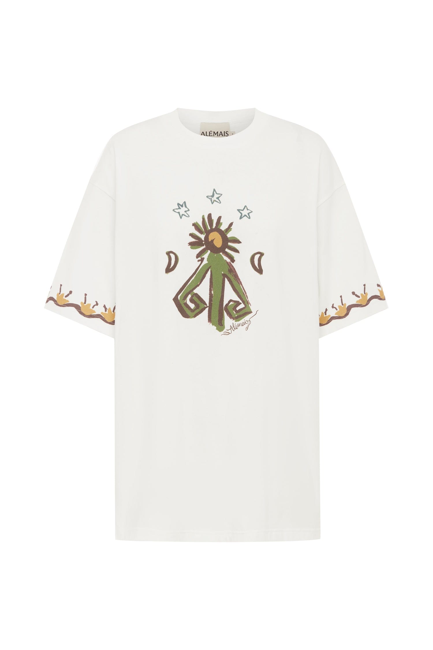 Alemaïs Sun Dancer tee t-shirt coton bio imprimé