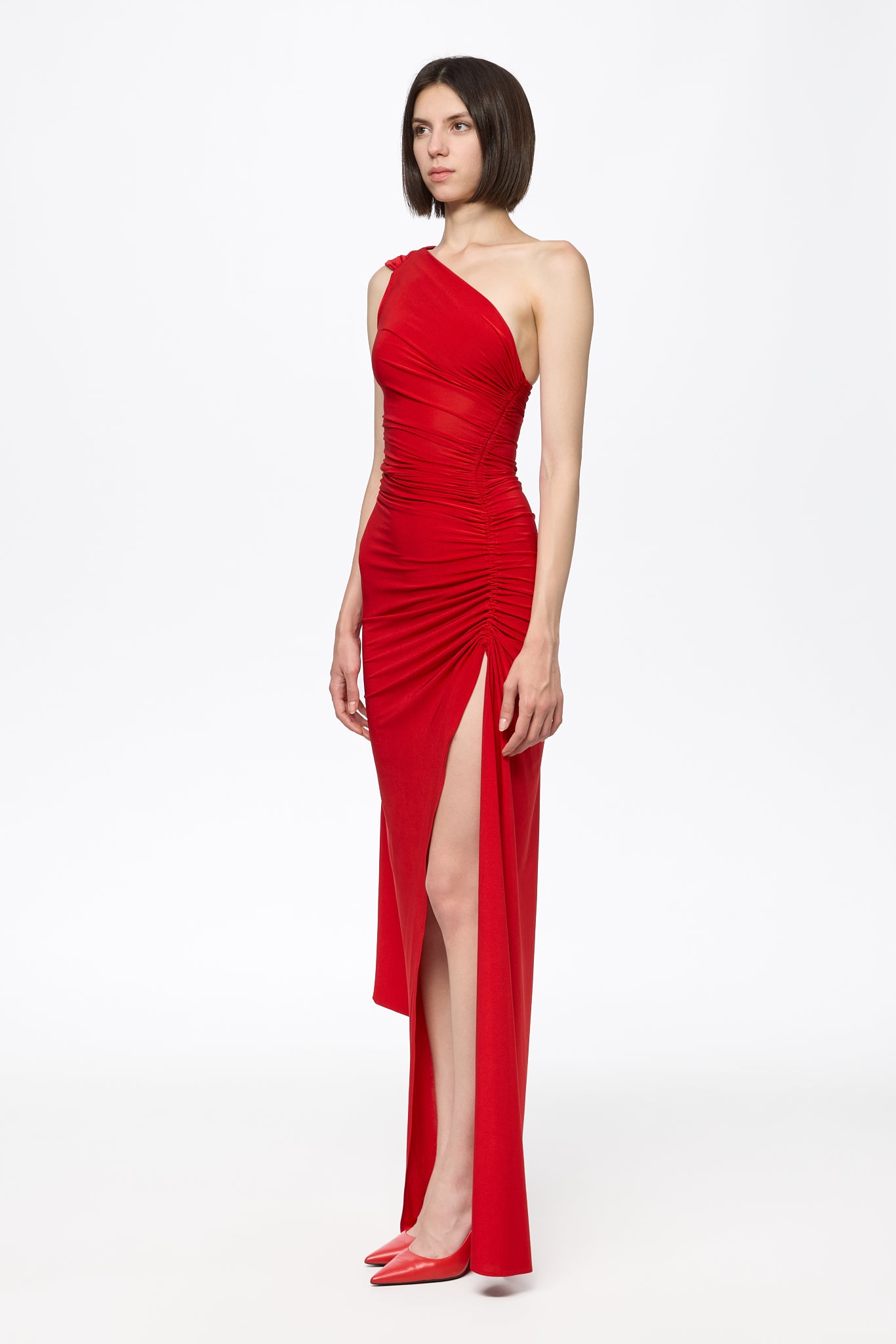 ATU Body Couture Off Shoulder Liquid robe longue S