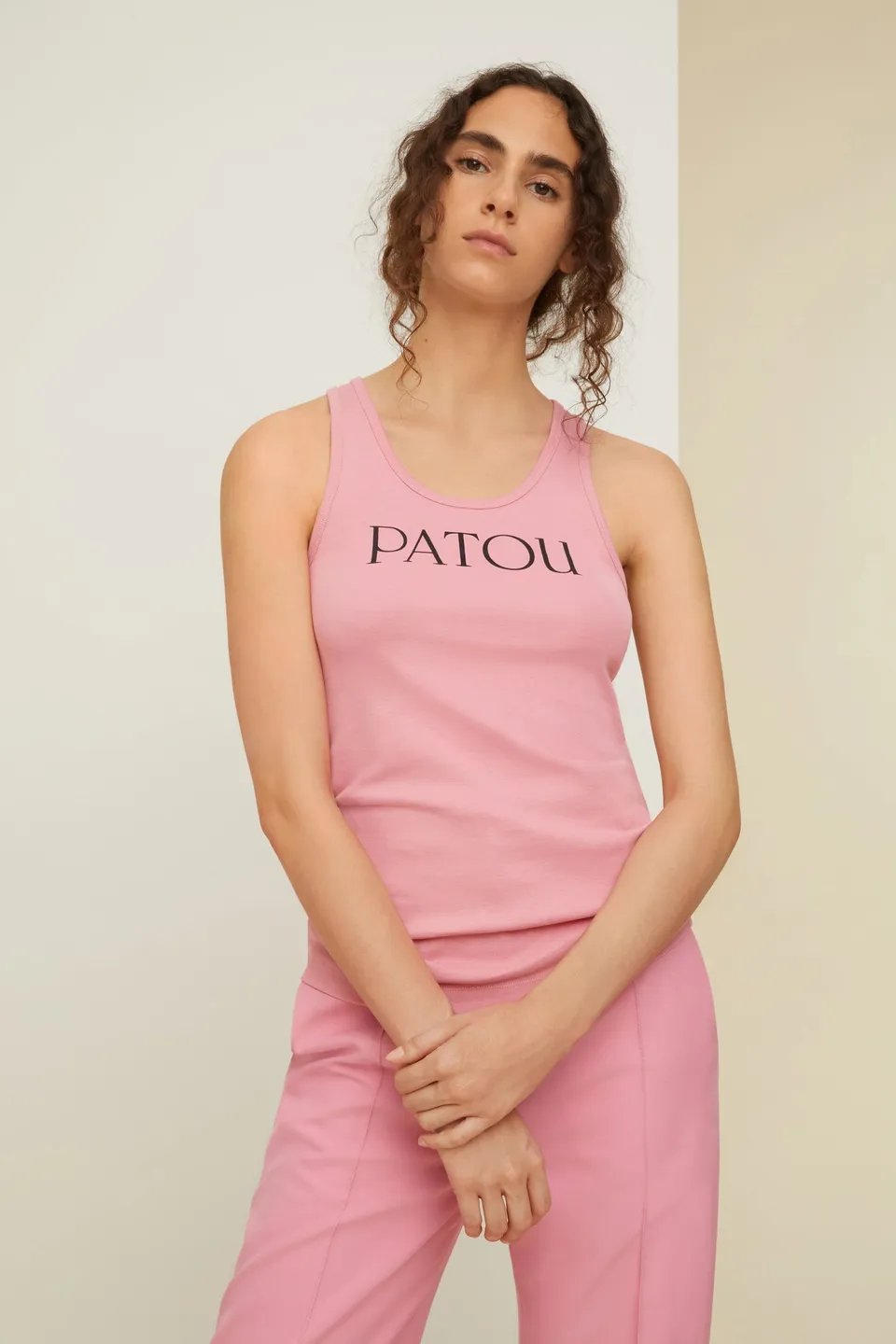 Patou JE015 débardeur coton bio rose antique XS-XL