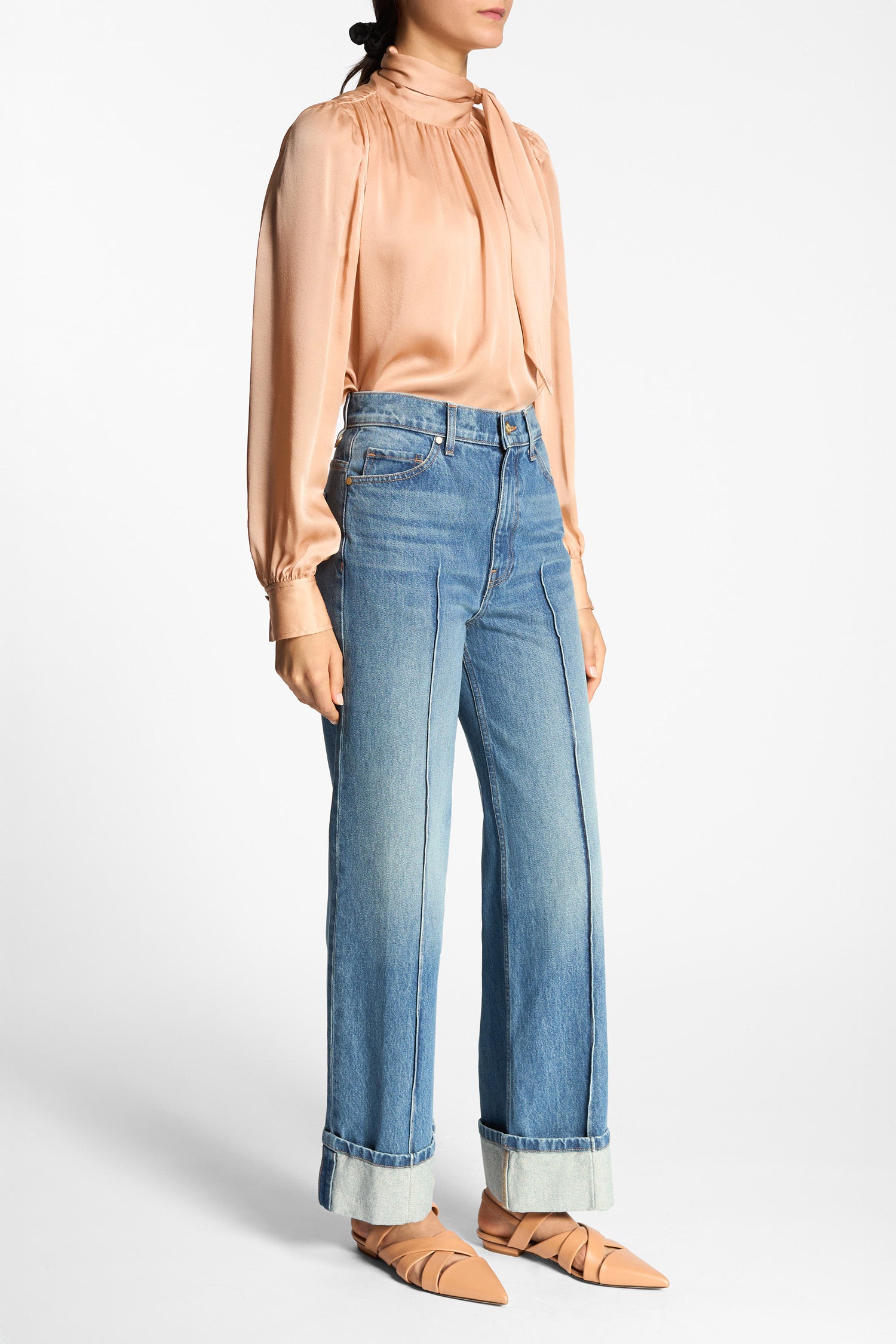 Ulla Johnson Genevieve Jean Danube taille haute coton