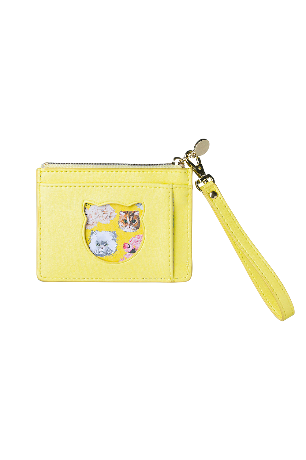 Paul & Joe Gipsy porte-cartes jaune fleurs TU