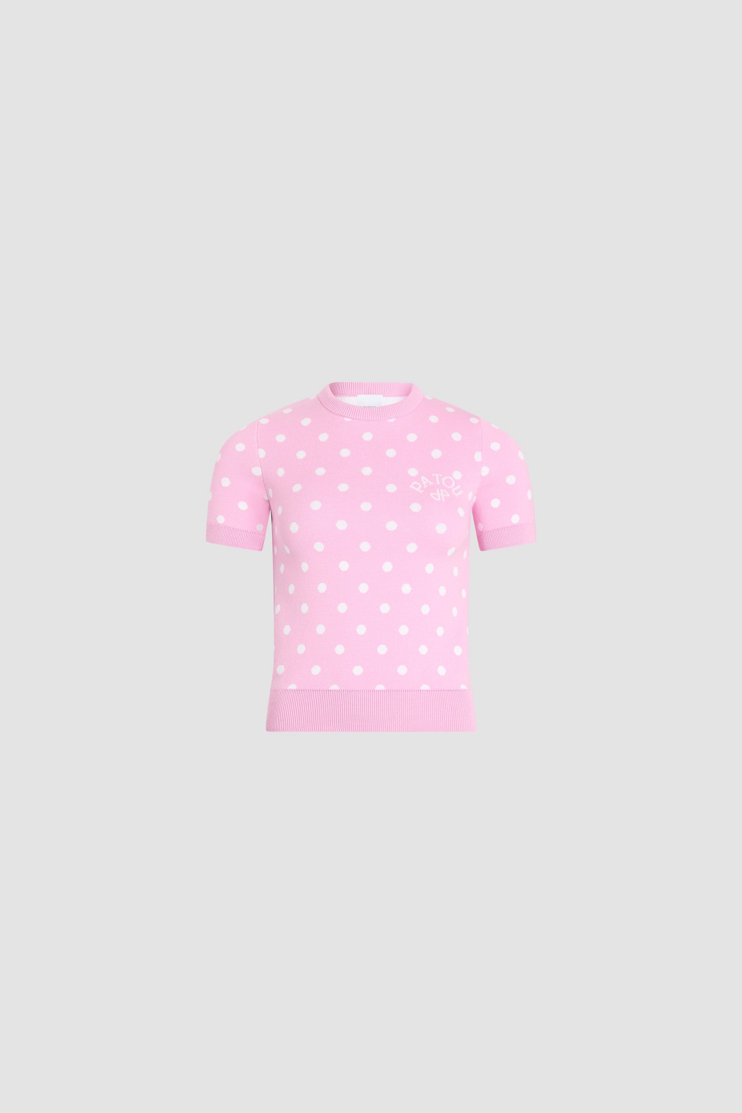 Patou KN31780895973 t-shirt pois rose coton mélangé candy