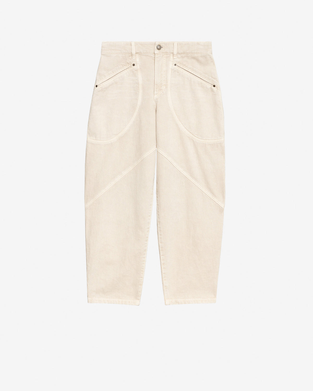 Isabel Marant Catarina jean écru coupe droite