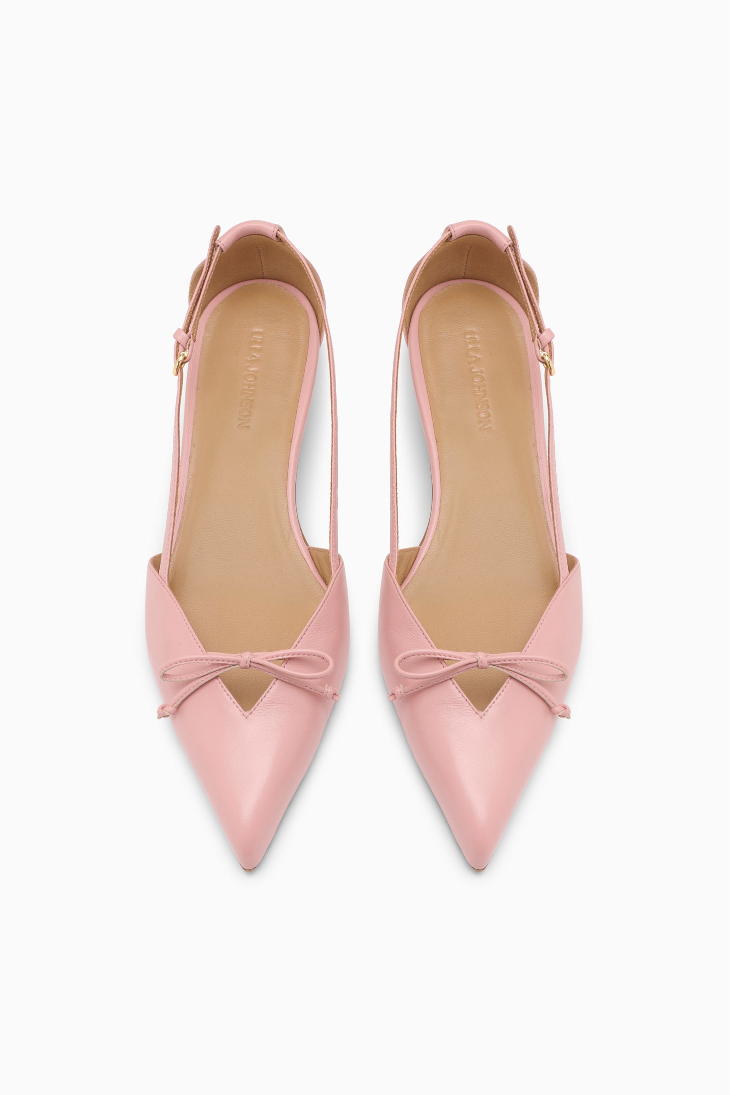 Ulla Johnson Bow Slingback escarpins Seashell talon 25 mm