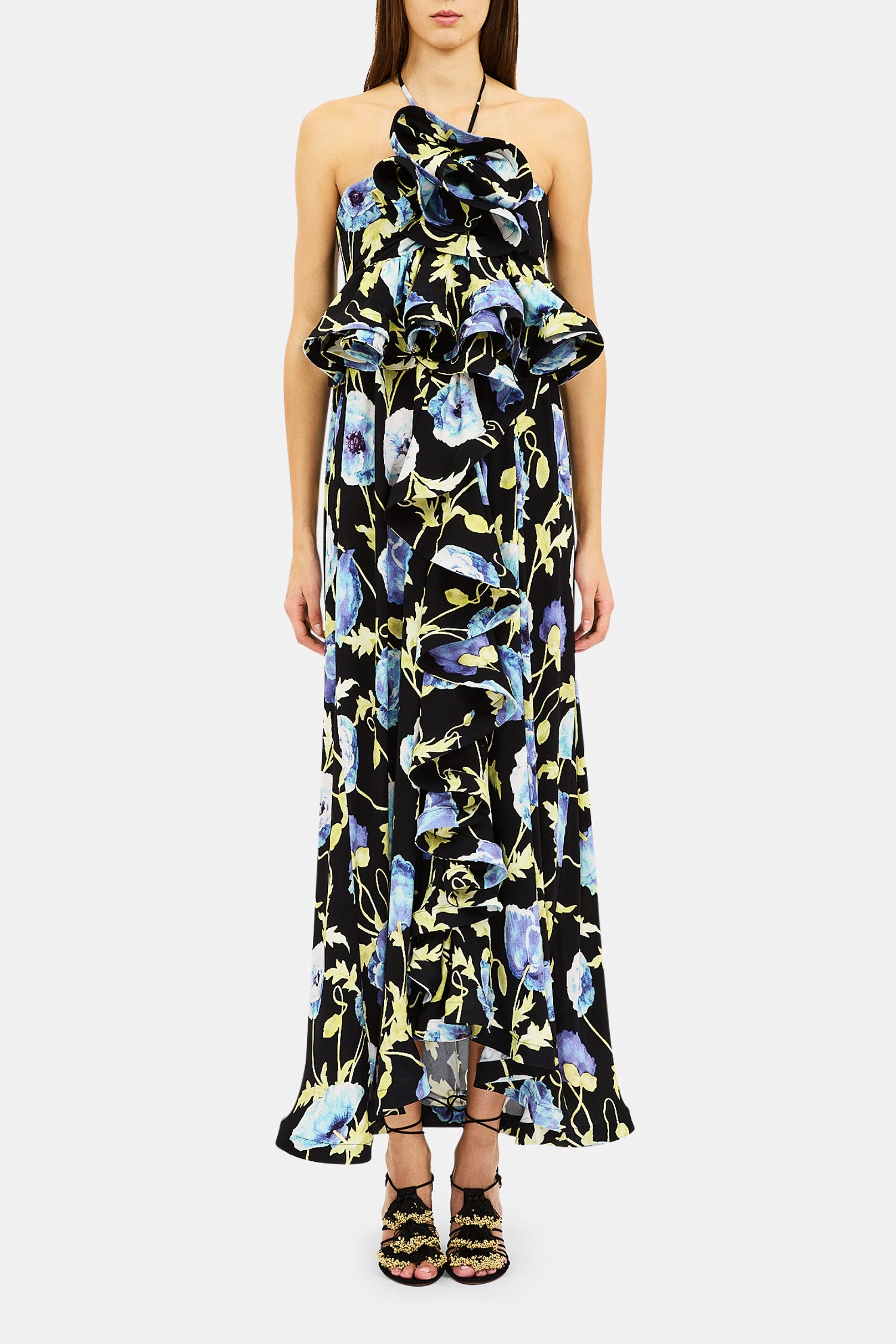 Ulla Johnson Leonie SP270835 robe maxi Moon Garden halter